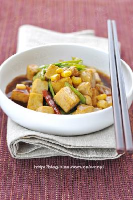 红烧鸡丁豆腐