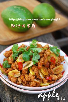 辣炒肉末碎