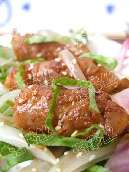 洋葱酱肉卷