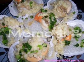 蒜蓉粉丝蒸扇贝
