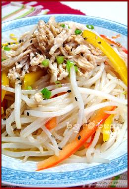 银牙鸡丝