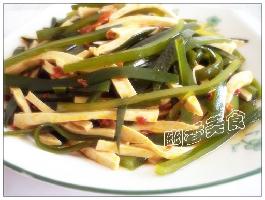 凉拌海带都卷丝