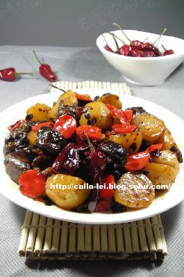 小土豆焖小香菇