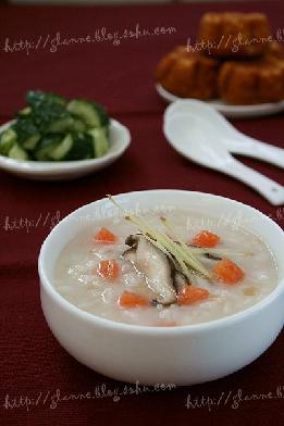 香菇瘦肉粥