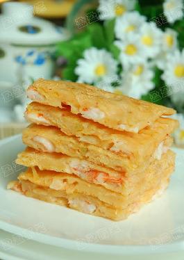 泡菜海鲜饼