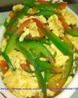 青椒炒鸡蛋