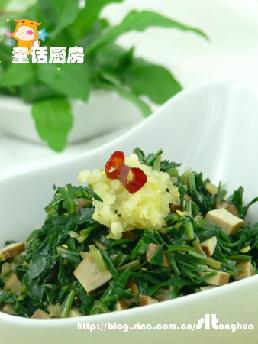 蒜蓉马兰头香豆干