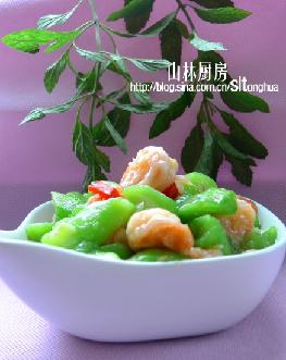丝瓜烩虾仁