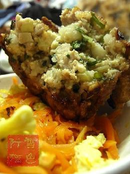 煎豆腐肉末小饼