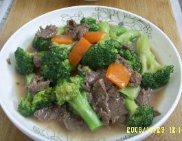 西兰花炒牛肉