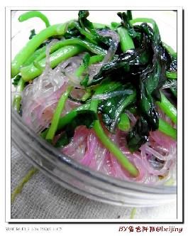 粉丝炒苋菜
