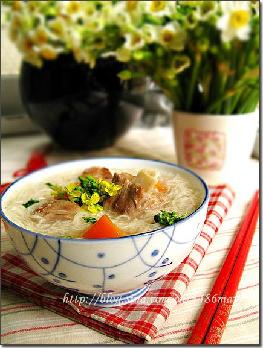 酥炖腱子肉面线糊