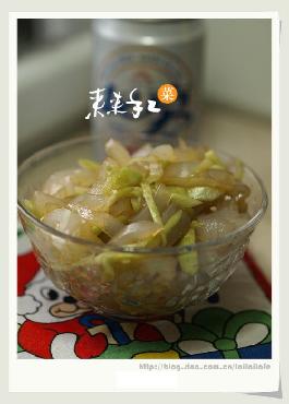 凉皮拌黄瓜