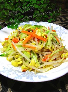 凉拌黄豆芽