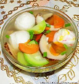 蔬菜丸子汤