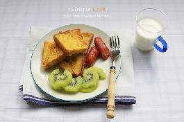 好心情早餐-鸡蛋煎吐司