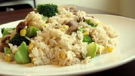 牛肉西兰花炒饭