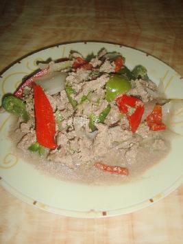 南方青红椒炒牛肉