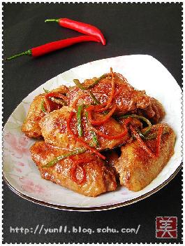 椒丝腐乳鸡翅