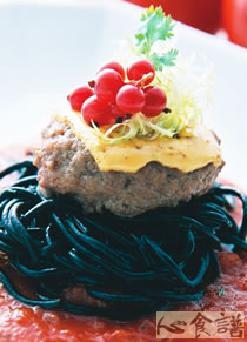 起士蕃茄牛肉饼