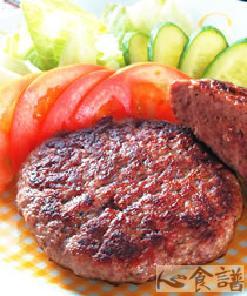 传统牛肉汉堡肉饼