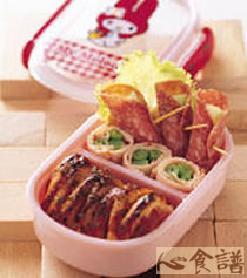 西式肉捲餐盒
