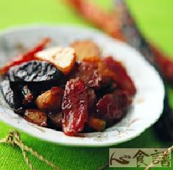 蚝油炒腊肠