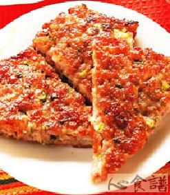 葱煎肉饼