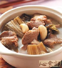 福菜卤肉块