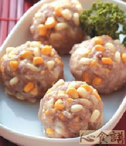 玉米肉球