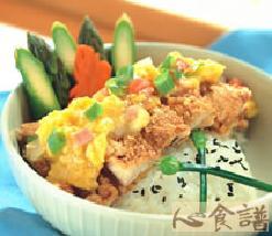 炸鸡排盖饭
