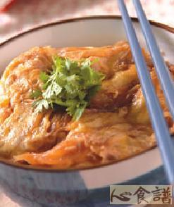 鸡肉滑蛋盖饭