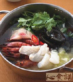 港式香菜皮蛋锅
