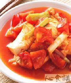 蕃茄烧豆腐