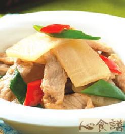 萝卜炒肉