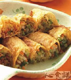 麻辣豆芽虎皮捲