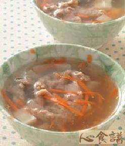 菜头肉羹汤