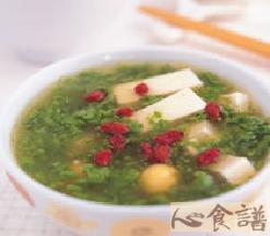 翡翠豆腐羹