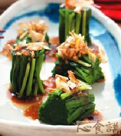 凉拌山韭菜