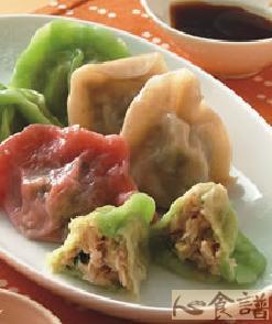 三色素香饺