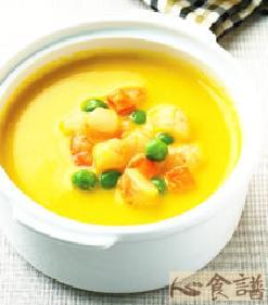 南瓜豆浆浓汤