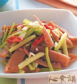 芹菜炒鱿鱼