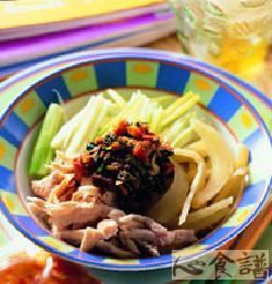 凉拌咸菜肉丝