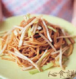 新加坡虾酱肉丝炒面