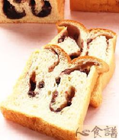 红豆土司面包
