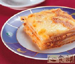 焗千层面