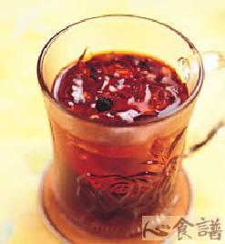 芙蓉果粒冰茶
