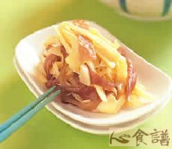 笋丝炒木耳