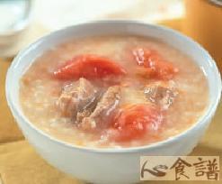 蕃茄排骨粥