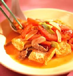 番茄烧豆腐